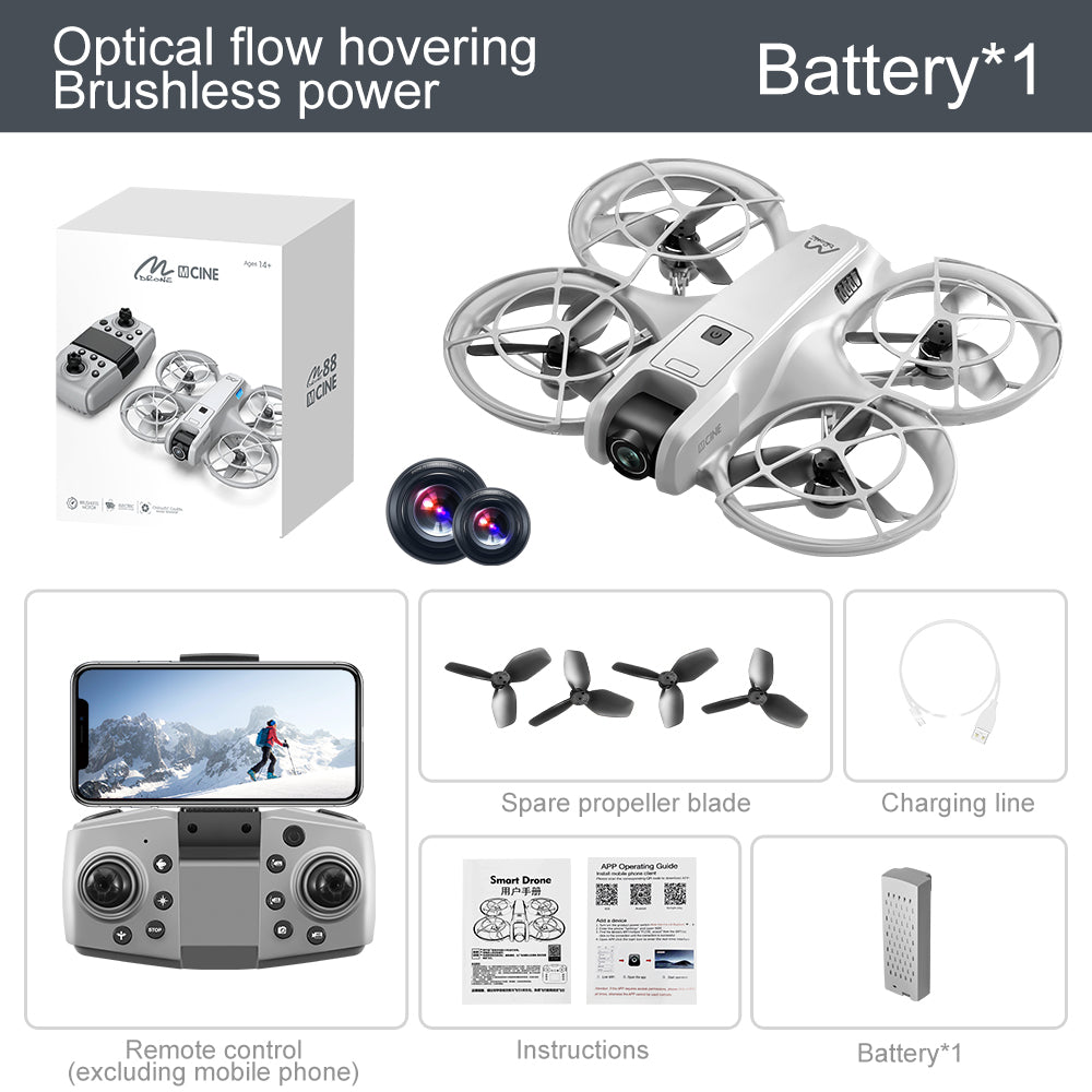 M88 Brushless Drone With Electic Control Camera