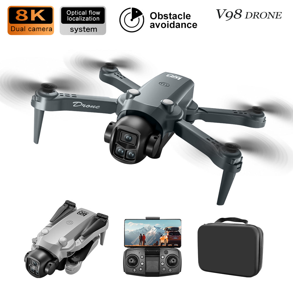 V98 Pro Obstacle Avoidance Optical Flow Localization Drone