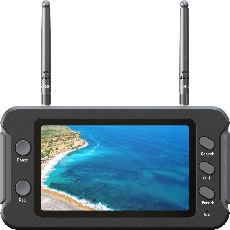 4.3-inch 800480 HD 5.8G FPV Monitor 5645-5945MHz One-click Automatic Channel Search