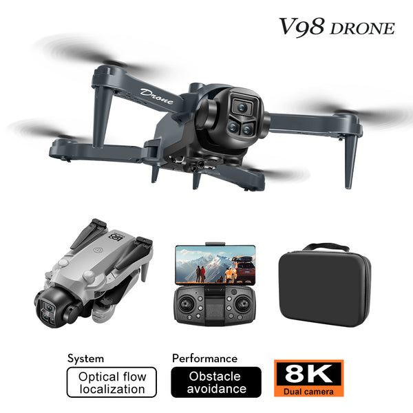 V98 Pro Obstacle Avoidance Optical Flow Localization Drone