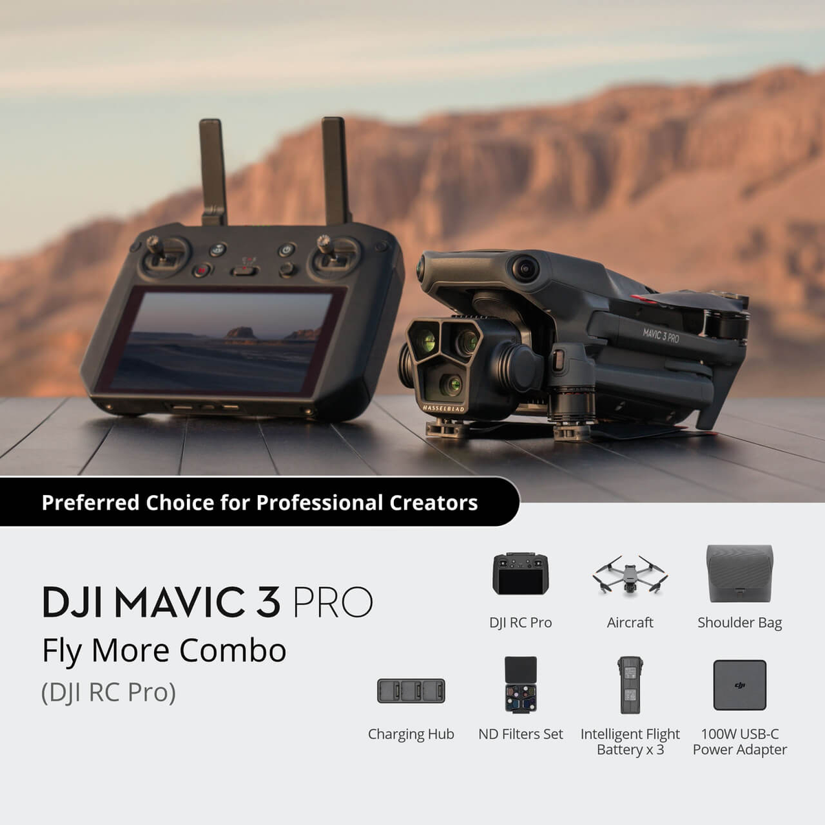 DJI Mavic 3 Pro with DJI RC