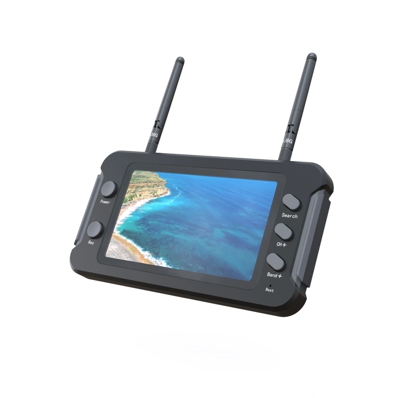 4.3-inch 800480 HD 5.8G FPV Monitor 5645-5945MHz One-click Automatic Channel Search