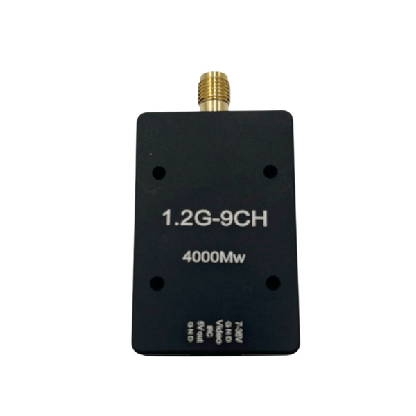 1.2GHz 4W Long Range FPV VTX Analog Video Transmitter 9CH (1080MHz-1360MHz)