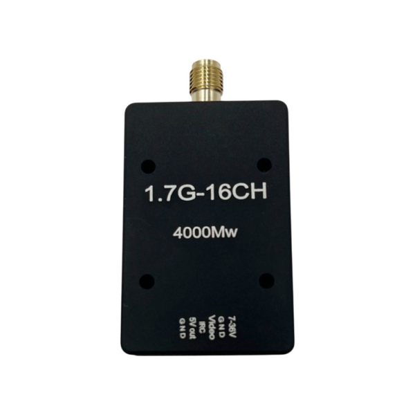 1.7GHz 4W Long Range FPV VTX Analog Video Transmitter 8CH (1680MHz-1960MHz)