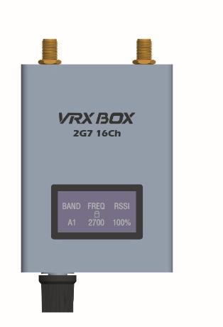 2.7GHz FPV VRX Video Receiver Box 16CH (2700-3000MHz)