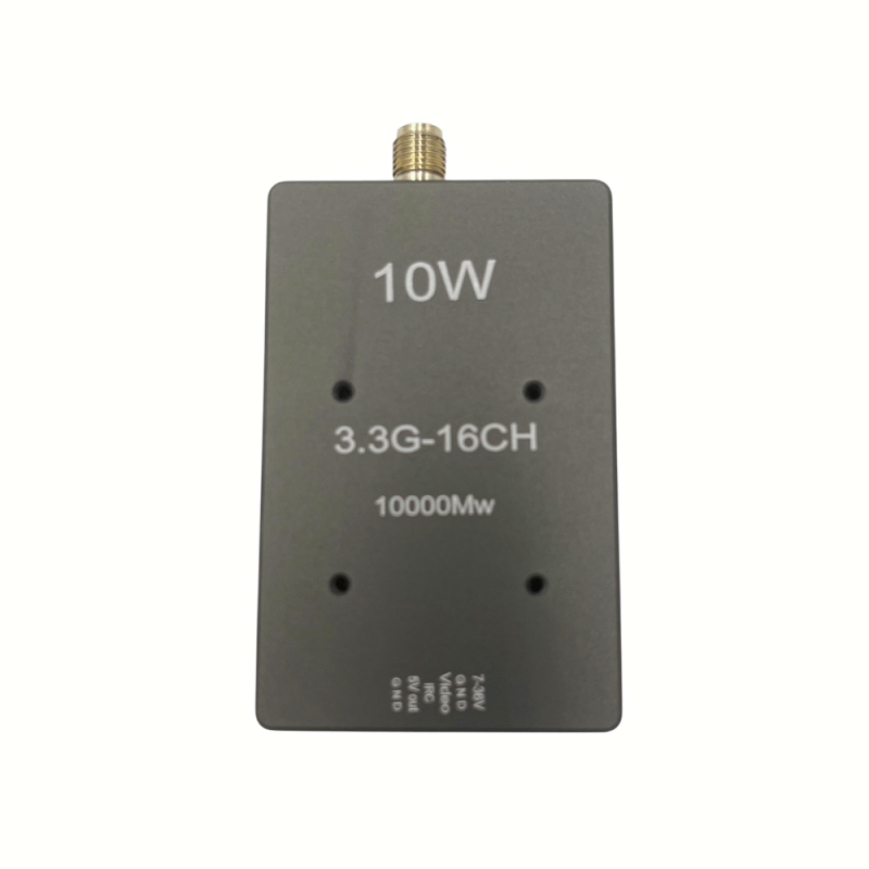 3.3GHz 10W Long Range FPV VTX Analog Video Transmitter 16CH (3170MHz-3470MHz)