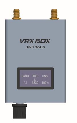 3.3GHz FPV VRX Video Receiver Box 16CH (3170-3470MHz)