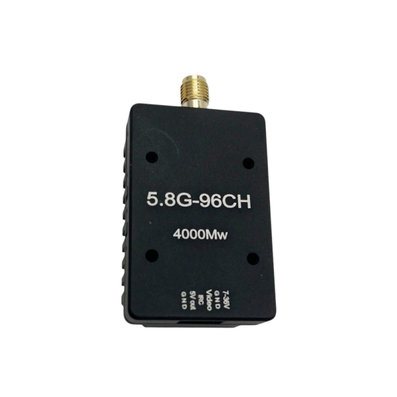 4.9-5.9GHz 4W Long Range FPV VTX Analog Video Transmitter 80CH (4990MHz-5945MHz)