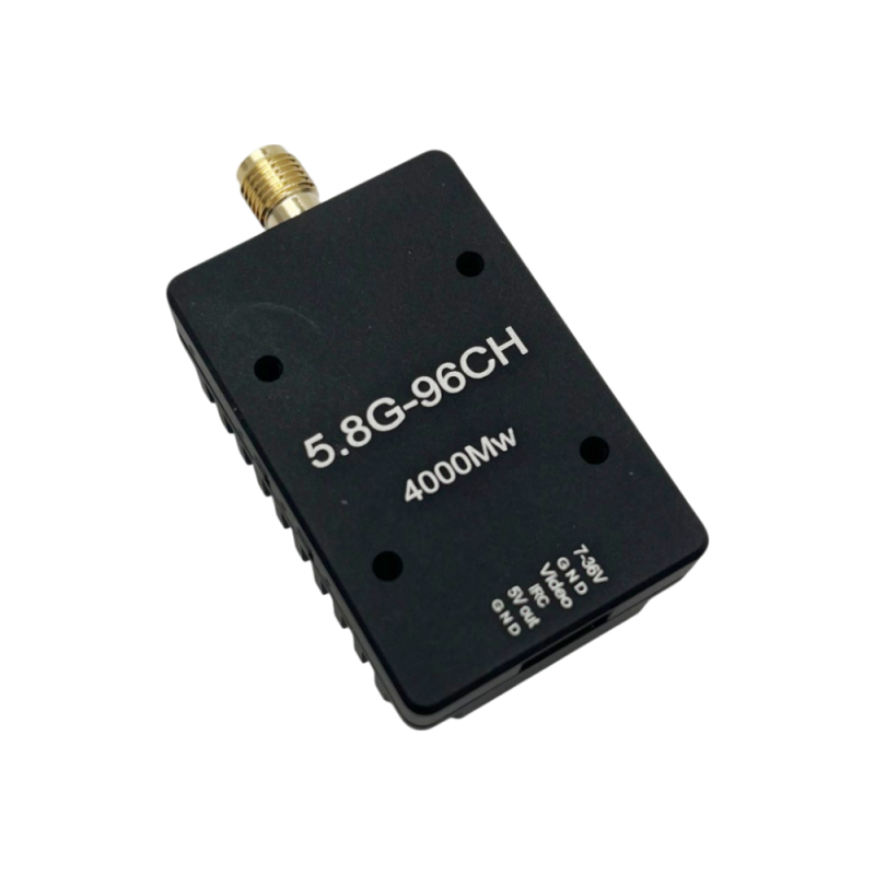 4.9-5.9GHz 4W Long Range FPV VTX Analog Video Transmitter 80CH (4990MHz-5945MHz)
