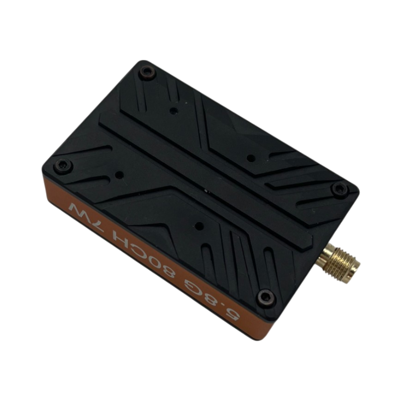 4.9-5.9GHz 7W Long Range FPV VTX Analog Video Transmitter 80CH (4990MHz-5945MHz)