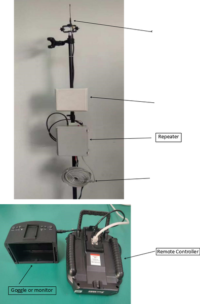 Long Distance Signal Repeater V1.0 Used with Moitor, Goggle, and Radio Controller