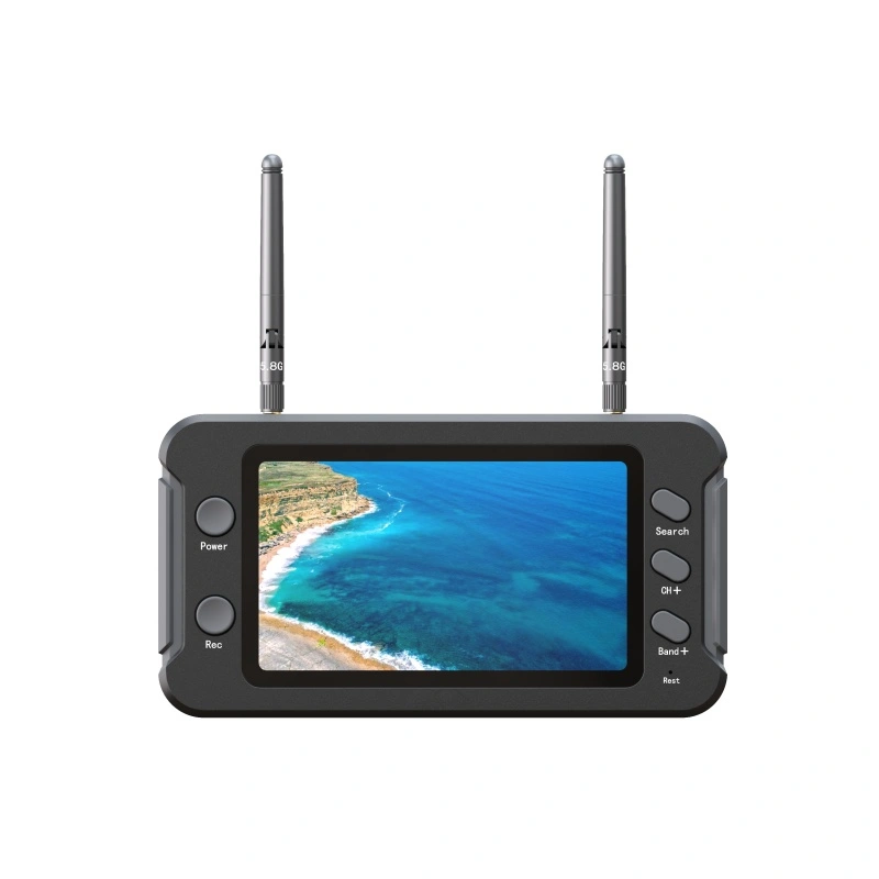 4.3-inch 800480 HD 5.8G FPV Monitor 5645-5945MHz One-click Automatic Channel Search
